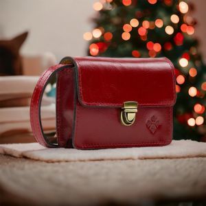 Patricia Nash New! Lanza Small Leather Crossbody Organizer in Gift Box